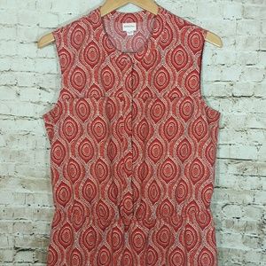 Merona Orange Sleeveless Pocket Dress